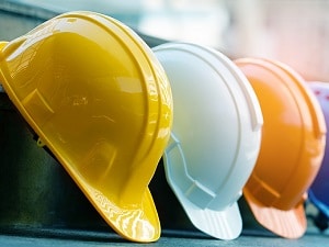 image of hard hats - Physical Risk Assessment